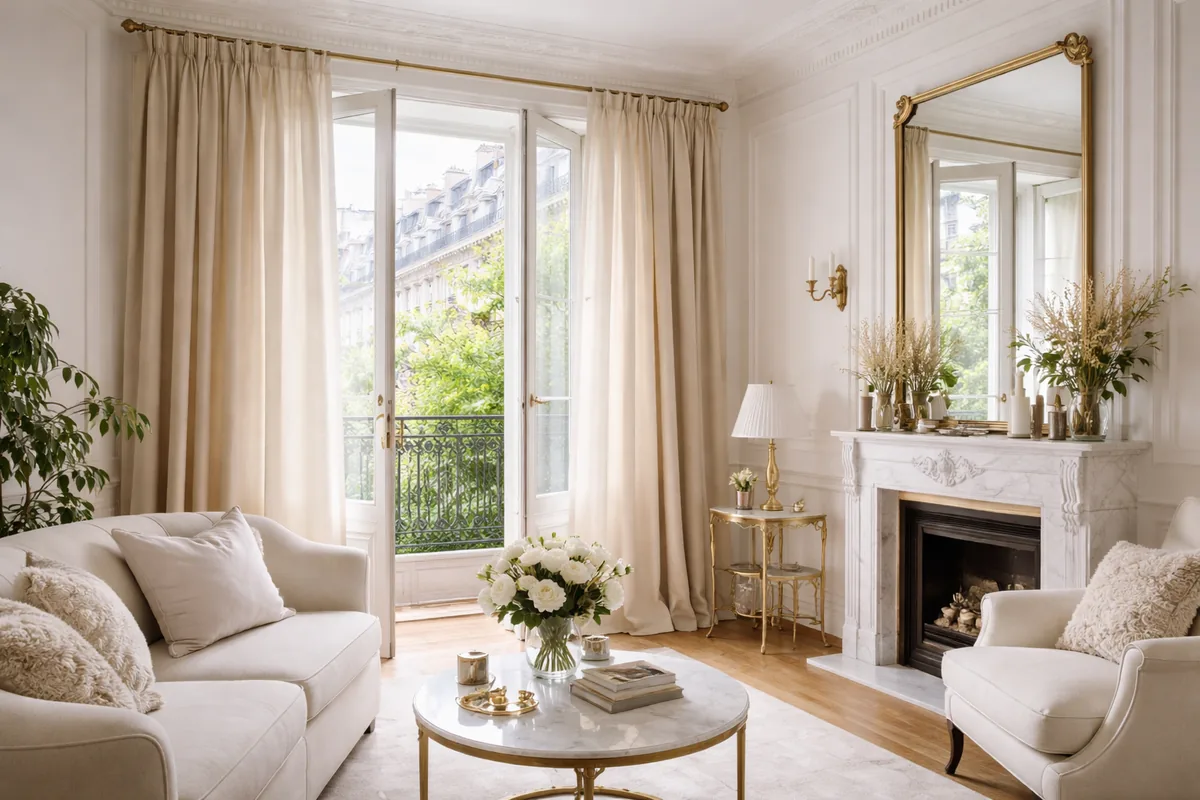 Comment choisir des rideaux pour une décoration intérieure style parisien