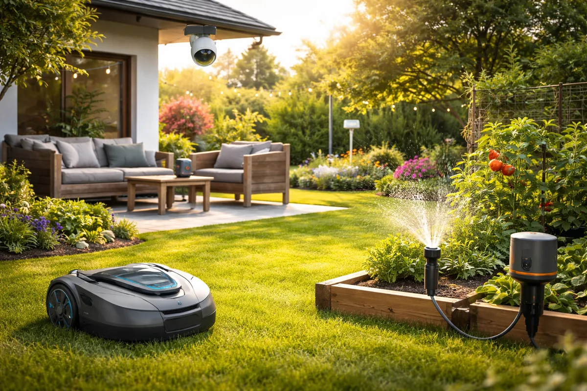 Les solutions intelligentes pour un jardin connecté et sécurisé
